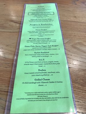 Menu photo 1 Spyglass Restaurant Otter Rock, OR Menu photo 1 Spyglass Restaurant Otter Rock, OR