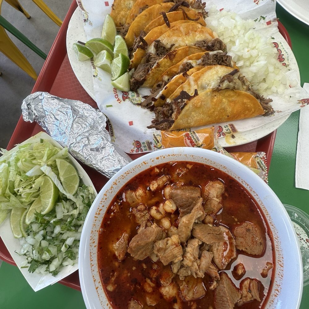 Birria Tacos, pozole and much more! Birria Tacos, pozole and much more!