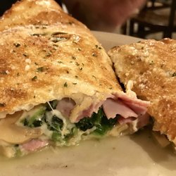 Capri Pizzeria - Inside the calzone - "build your own"