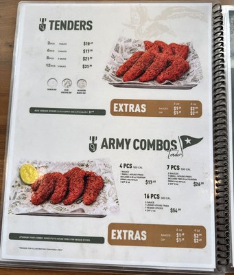 Menu photo 3 Wing´s Army Ocean Beach San Diego, CA Menu photo 3 Wing´s Army Ocean Beach San Diego, CA