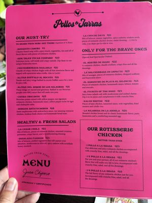 Menu photo 7 Pollos & Jarras Miami, FL
