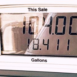 Shell - Wow! We overpaid on gas after we have seen on the news one too many times about the gas price hikes.