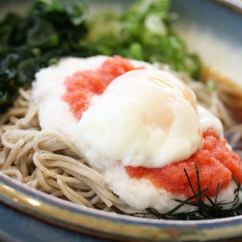 Ichimi Ann - Cold Tororo Soba with my customized add-ons (served on the side) - Japanese Near Me - Torrance, California