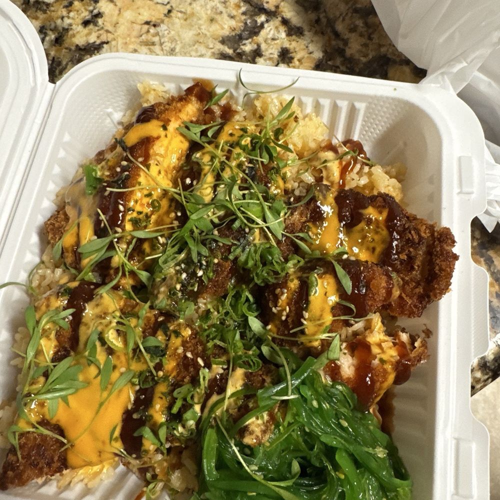 Certified Philly’s - Salmon katsu over rice - Asian Fusion Near Me - Salinas, California