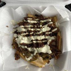 Breakfast Barn and Lunch House - This is gyro fries