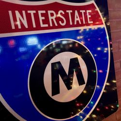 Metro Sportz Bar & Billiards - Interior Decoration with Metro Logo
