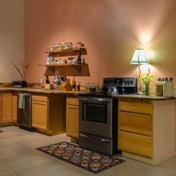 Sattvic Space - Kitchen for nutrition classes and community pot lucks.