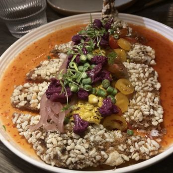 The Nuaa Table - Rice cracker branzino. - Thai Near Me - Brooklyn, New York