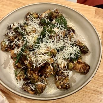 Sobremesa - Brussel Sprouts Esquites. - Latin American Near Me - San Diego, California Sobremesa - Brussel Sprouts Esquites. - Latin American Near Me - San Diego, California