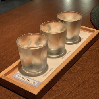 Wakuriya - Sora sake flight - Japanese Near Me - San Mateo, California Wakuriya - Sora sake flight - Japanese Near Me - San Mateo, California