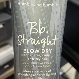The product used for my blow dry.