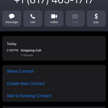 EVA Nails & Spa - The phone call confirming the salon have time available for my services - Nail Salons Near Me - Arlington, Texas