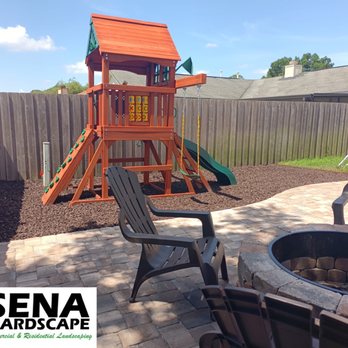 Sena Hardscape - a backyard with a fire pit - Landscaping Near Me Sena Hardscape - a backyard with a fire pit - Landscaping Near Me