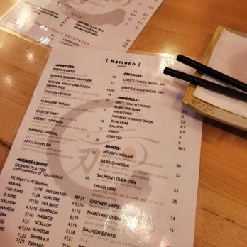 Hamono Sushi - Menu - Japanese Near Me - Portland, Oregon Hamono Sushi - Menu - Japanese Near Me - Portland, Oregon