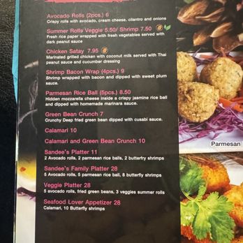 Sandee's Thai Fusion - Love the appetizers.  They're all really great! - Thai Near Me - Janesville, Wisconsin