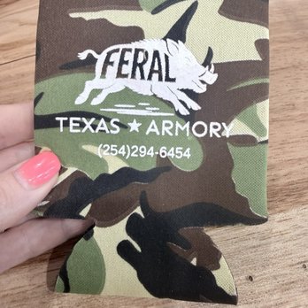 Feral Texas Armory - Free koozie - Guns & Ammo Near Me - Holland, Texas Feral Texas Armory - Free koozie - Guns & Ammo Near Me - Holland, Texas