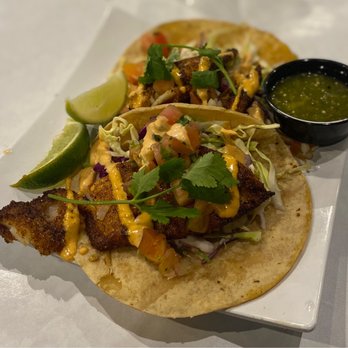 On The Hook - Blackened Fish Cajun Taco Plate - Cajun/Creole Near Me - Brea, California On The Hook - Blackened Fish Cajun Taco Plate - Cajun/Creole Near Me - Brea, California