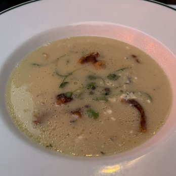 The Ivy Cafe - Marylebone - White onion and truffle soup - Cafes Near Me - London, XGL