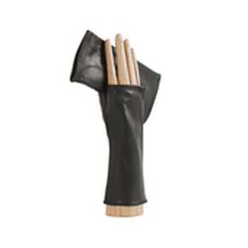 ACABA - Mitaine Yves Bady noire doublée soie. - Accessories Near Me - Paris, 75