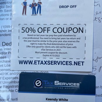 eTax Services - Coupon - Tax Services Near Me - Corona, California eTax Services - Coupon - Tax Services Near Me - Corona, California