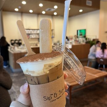 Sip & Savor - Tiramisu Latte - Coffee & Tea Near Me - Fullerton, California