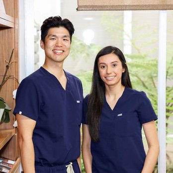 Eric Kim, DMD - Dr. Eric with Natalie, our Registered Dental Assistant! - General Dentistry Near Me - Fullerton, California