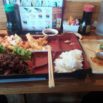 Ginzaya - Beef teriyaki so much beef and shrimp tempra additionally free lunch combo. :) great food with great service - Japanese Near Me - La Mirada, California