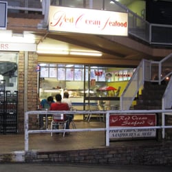 Red Ocean Seafoods - Red Ocean Seafood store front.
