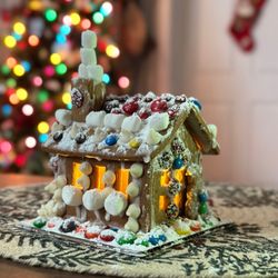 Breads N Bakes - Finished Gingerbread House from available holiday kit