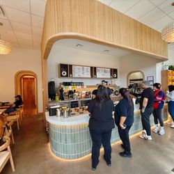 Ayala Coffee - Interior with a few small tables on the left (coffee adventures: @towngrounds)