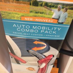 Wellwise by Shoppers - This is useful for those who have trouble getting in and out of cars. 360 degree spinning seat and utility handle. Auto Mobility Combo Pack.