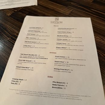 Saffron Lounge - Menu - Asian Fusion Near Me - Las Vegas, Nevada Saffron Lounge - Menu - Asian Fusion Near Me - Las Vegas, Nevada