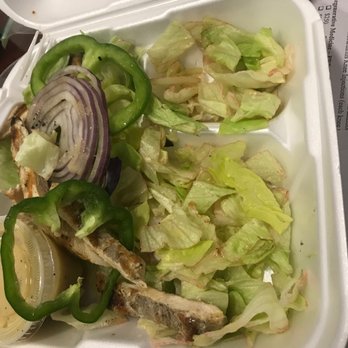 Jim Dandy's - Grilled chicken salad Grilled Chicken over Garden Salad - American Near Me - Nutley, New Jersey Jim Dandy's - Grilled chicken salad Grilled Chicken over Garden Salad - American Near Me - Nutley, New Jersey