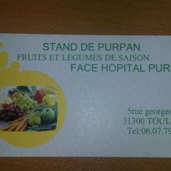 Stand de Purpan - Fruits & Veggies Near Me - Toulouse, 31