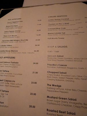 Menu photo 1 Kevin Rathbun Steak Atlanta, GA