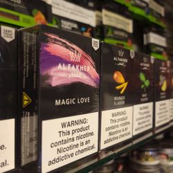 Brookhaven Tobacco and Gift - My current favorite flavor. Passionfruit, blueberry, and spearmint. It really is magic.