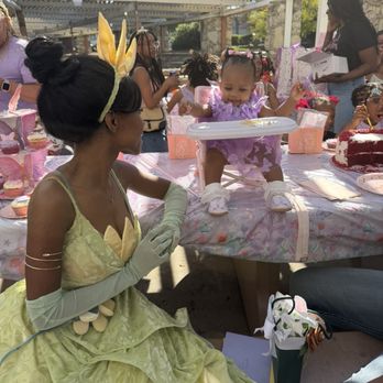 The Princess Party - Princess Tiana with the birthday girl, Teyana! - Party Characters Near Me The Princess Party - Princess Tiana with the birthday girl, Teyana! - Party Characters Near Me
