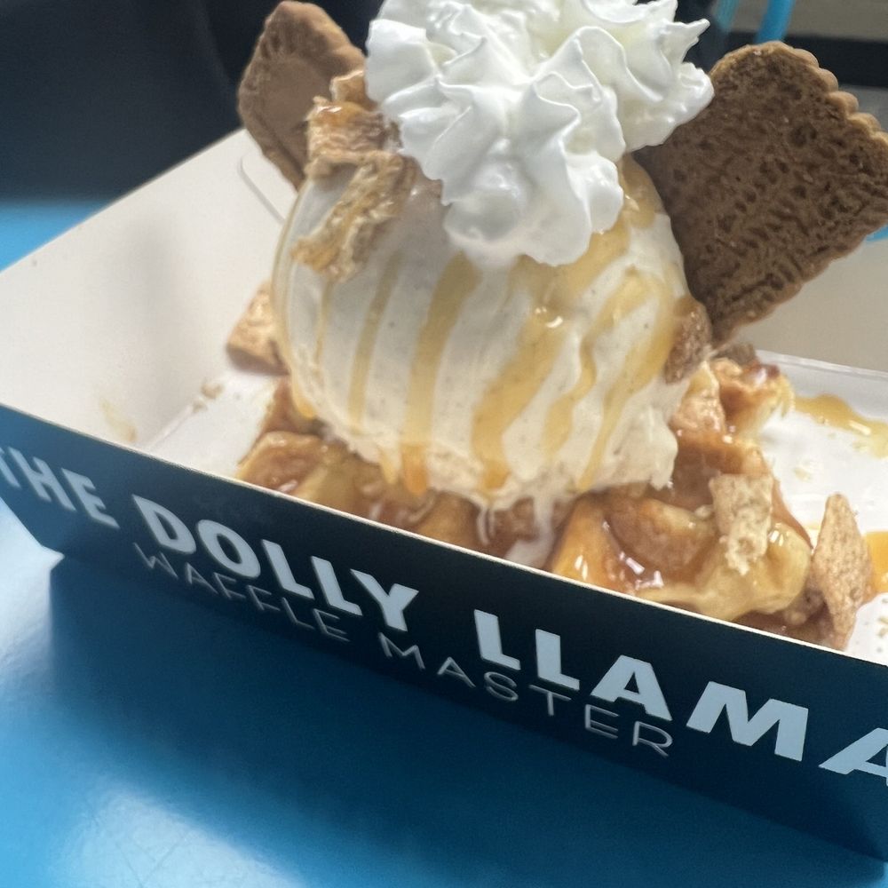 The Dolly Llama - OG sugar and spice with horchata ice cream, caramel, and Cinnamon Toast Crunch! - Ice Cream & Frozen Yogurt Near Me - Yucaipa, California The Dolly Llama - OG sugar and spice with horchata ice cream, caramel, and Cinnamon Toast Crunch! - Ice Cream & Frozen Yogurt Near Me - Yucaipa, California