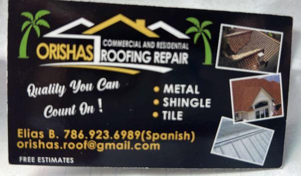 Orishas Roofing Repair
