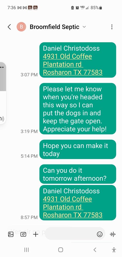 Slide of Brumfield's Randy Plumbing & Septic