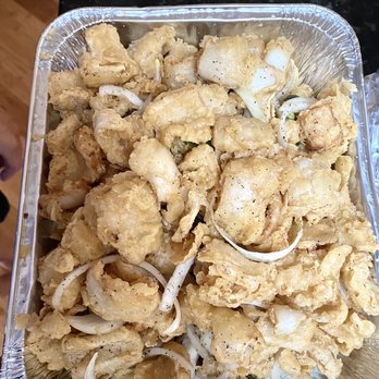 Jade China - Salt and Pepper Calamari small tray - $60 - Chinese Near Me - San Jose, California