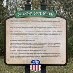 Oklahoma State Penitentiary - Historical Marker