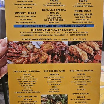 Surfing Crab - Specials menu - Cajun/Creole Near Me - Round Rock, Texas Surfing Crab - Specials menu - Cajun/Creole Near Me - Round Rock, Texas