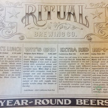 Ritual Brewing - Breweries Near Me - Redlands, California Ritual Brewing - Breweries Near Me - Redlands, California