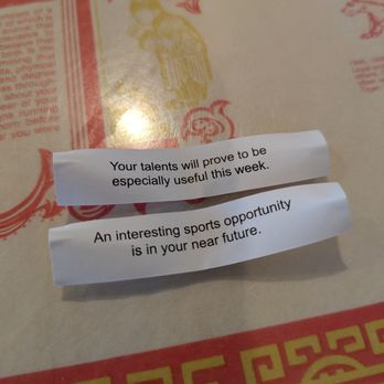 Dragon Palace - TWO fortunes in my fortune cookie at Dragon Palace, Forest City - Chinese Near Me - Forest City, North Carolina