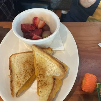 Grassa - This was what my son got grilled cheese, with fruit - Salad Near Me - Vancouver, Washington Grassa - This was what my son got grilled cheese, with fruit - Salad Near Me - Vancouver, Washington
