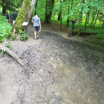 Hocking Hills State Park - Some areas of the trails are really muddy!! (It rained that morning) - Hiking Near Me - Logan, Ohio