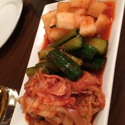 Mixed kimchi - Chinese cabbage, cucumber and mouli (Japanese turnip) Mixed kimchi - Chinese cabbage, cucumber and mouli (Japanese turnip)