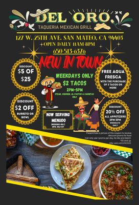 Del Oro Taqueria Mexican Grill by null