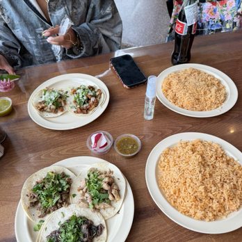 Tacos Selene - al pastor, pollo, carnitas, barbacoa tacos. everything was DELICIOUS! - Mexican Near Me - Denver, Colorado